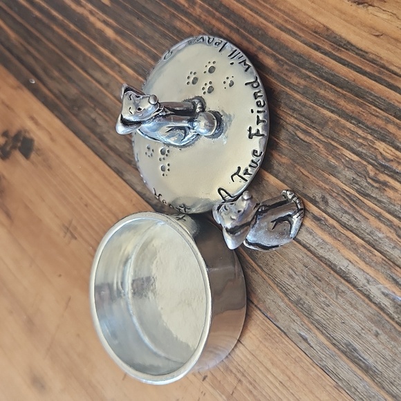 Basic Spirit Canada pewter dog trinket dish - Picture 2 of 4